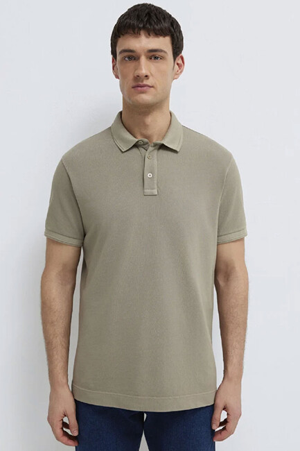 Erkek Polo Tişört 0613151-70360 Haki - Thumbnail