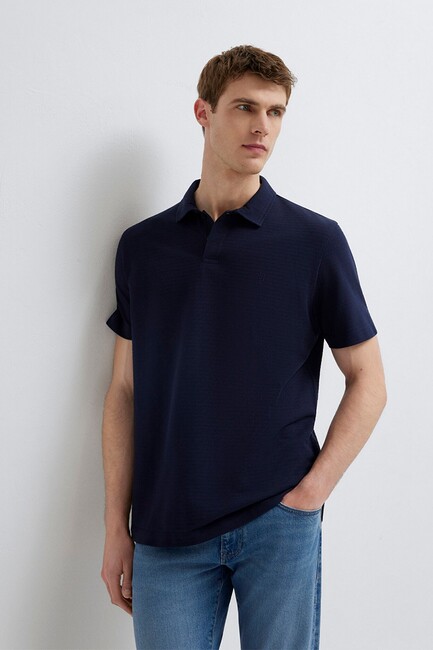 Erkek Polo Tişört 0613267-86415 Lacivert (1)