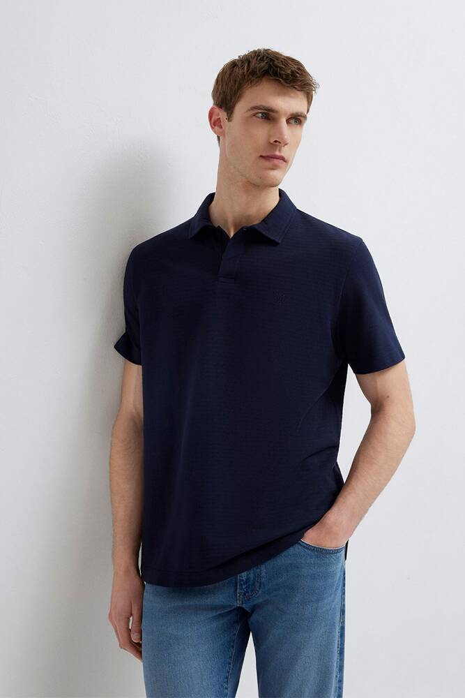 Erkek Polo Tişört 0613267-86415 Lacivert 