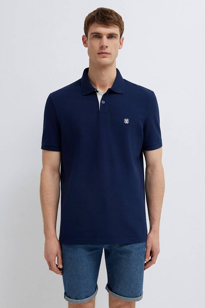 Erkek Polo Tişört 0613287-70497 Lacivert 