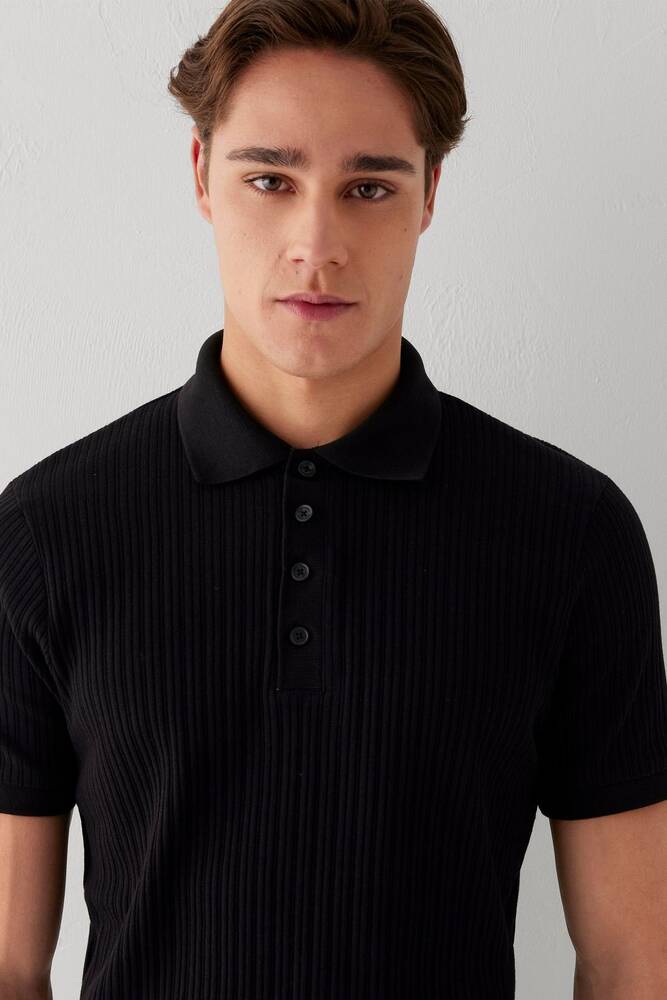 Erkek Polo Tişört 0613295-900 Siyah 