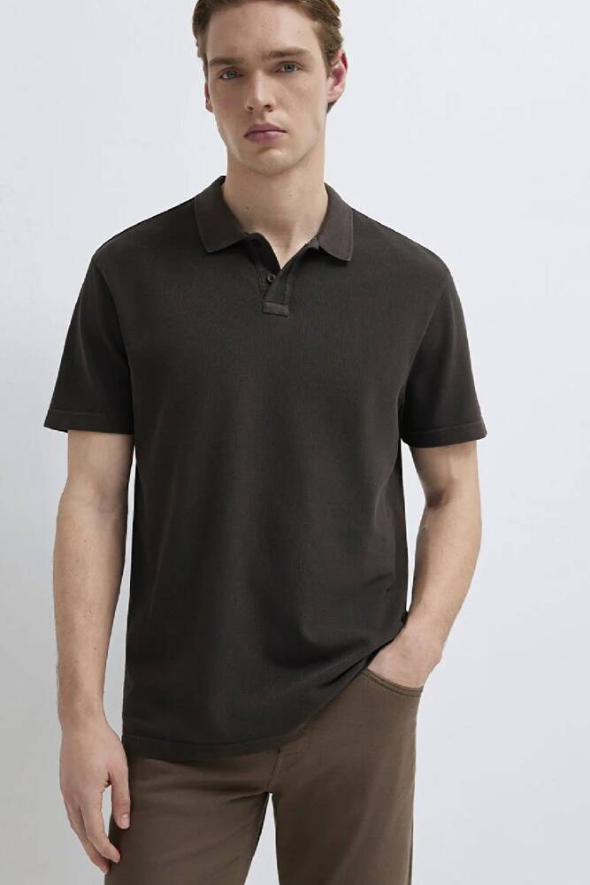 Erkek Polo Tişört 0613311-70219 Kahve 