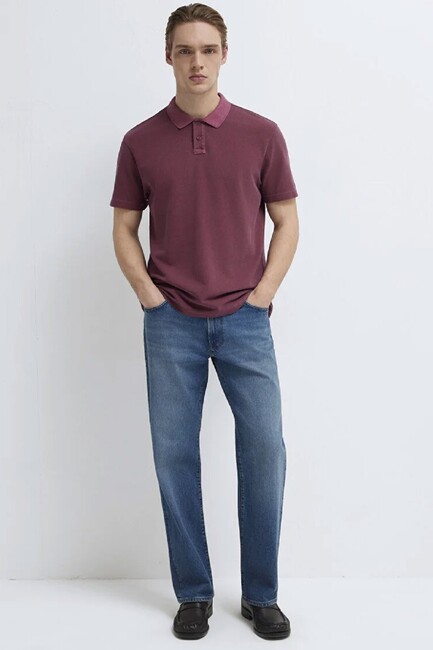 Erkek Polo Tişört 0613311-70426 Bordo (3)