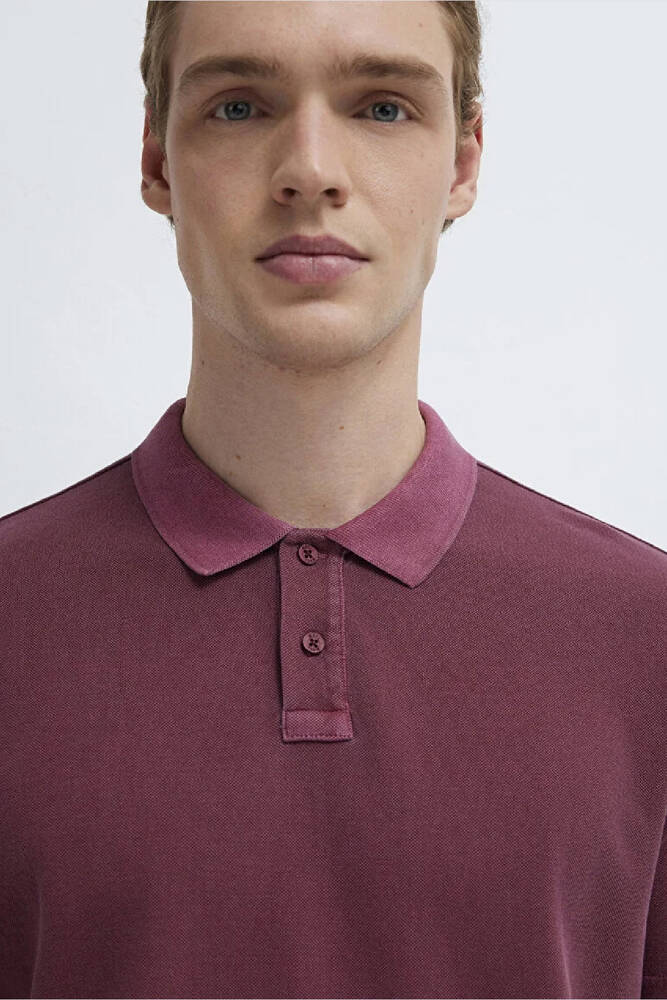 Erkek Polo Tişört 0613311-70426 Bordo 