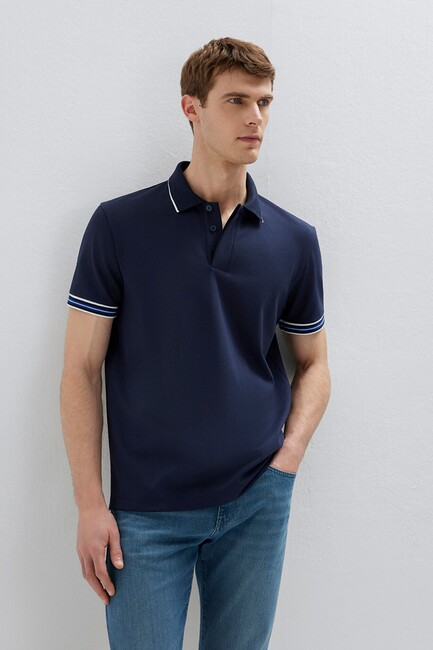 Erkek Polo Tişört 0613369-70490 Lacivert (2)