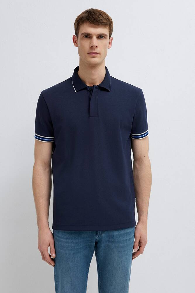 Erkek Polo Tişört 0613369-70490 Lacivert 