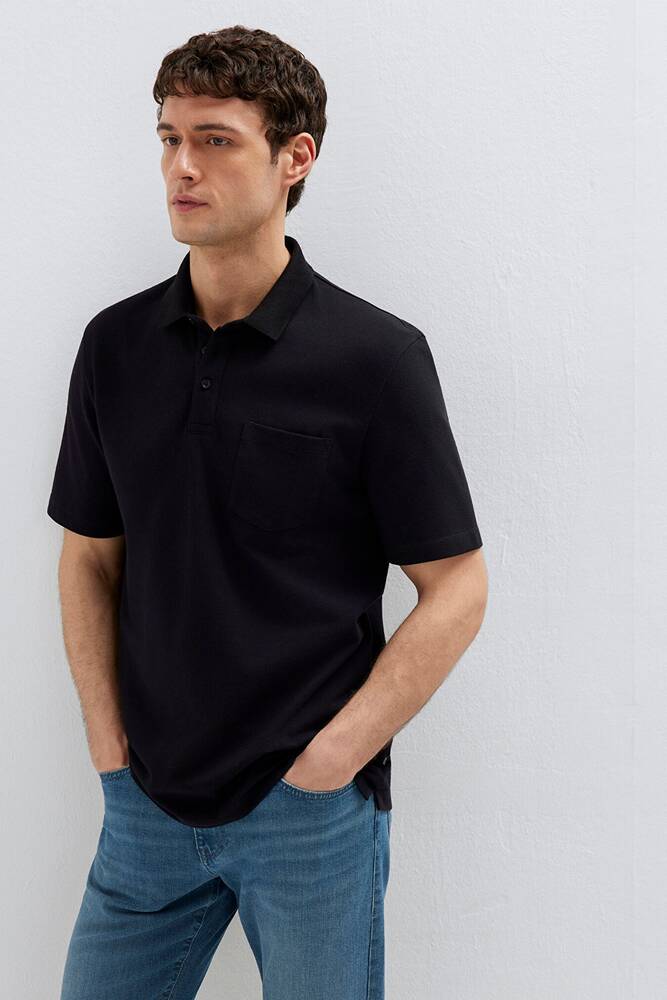 Erkek Polo Tişört 0613465-900 Siyah 