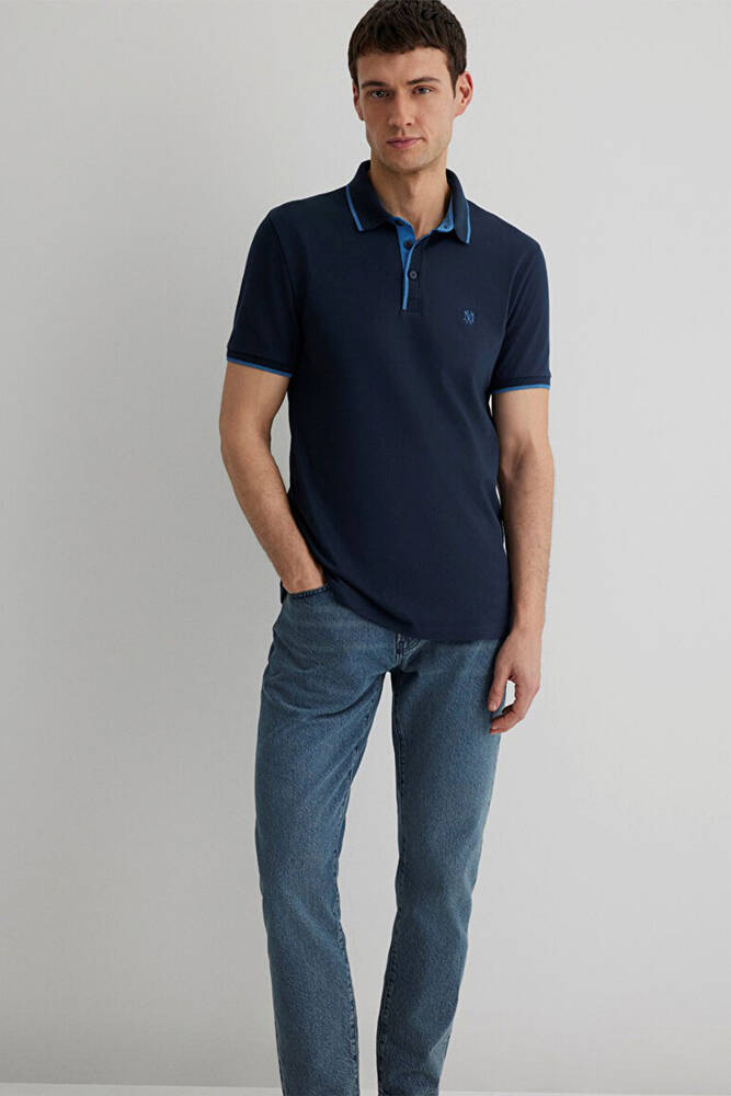 Erkek Polo Tişört 062373-28417 Lacivert 