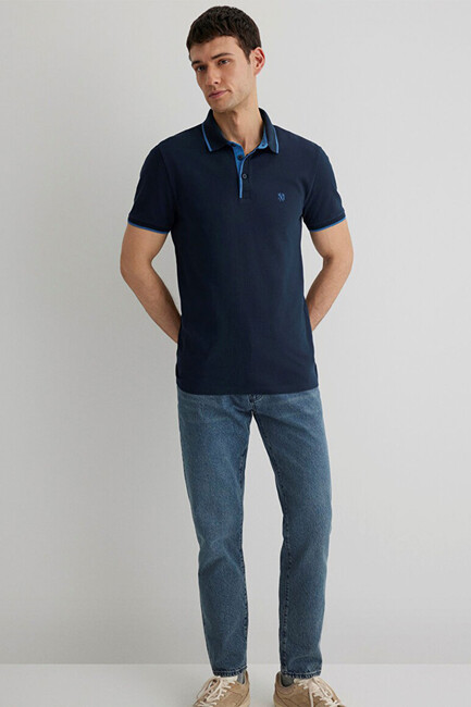 Erkek Polo Tişört 062373-28417 Lacivert (2)