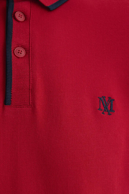 Erkek Polo Tişört 062373-28441 Kırmızı - Thumbnail