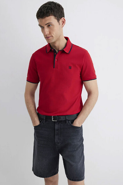 Erkek Polo Tişört 062373-28441 Kırmızı (2)