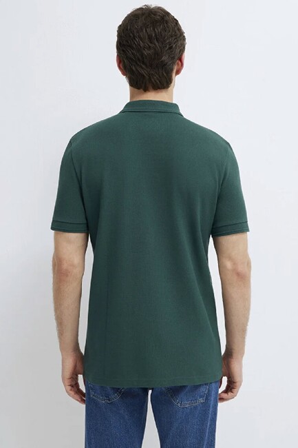 Erkek Polo Tişört 064946-85173 Yeşil - Thumbnail