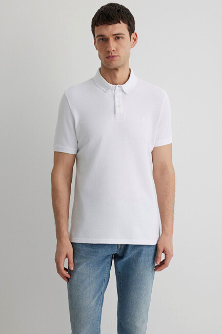 Erkek Polo Tişört 063247-27879 Beyaz (3)