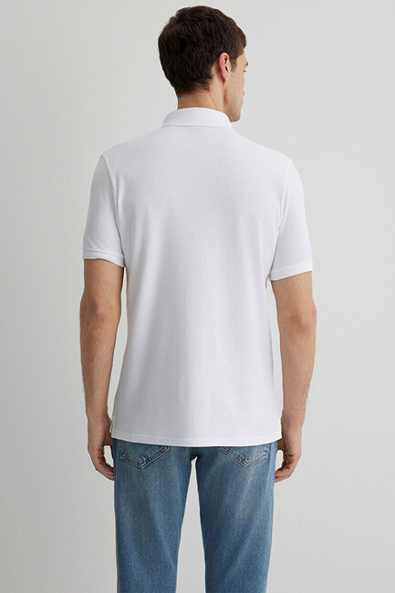 Erkek Polo Tişört 063247-27879 Beyaz - Thumbnail