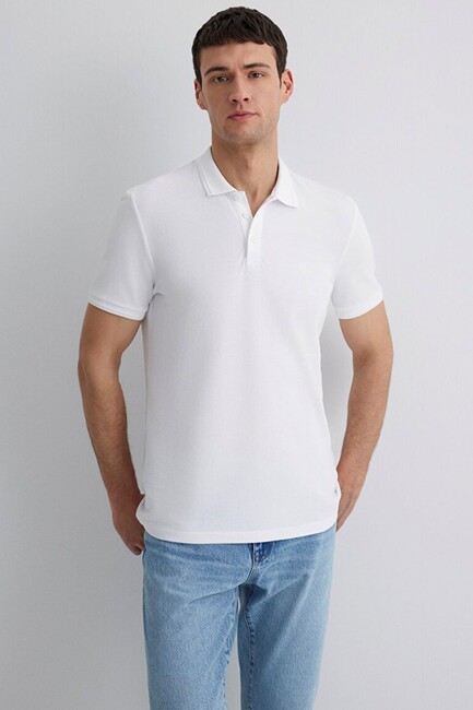Erkek Polo Tshırt 064946-27879 Beyaz (2)