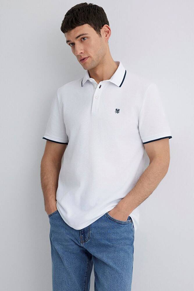 Erkek Polo Tshırt 066039-620 Beyaz 