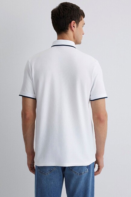 Erkek Polo Tshırt 066039-620 Beyaz - Thumbnail