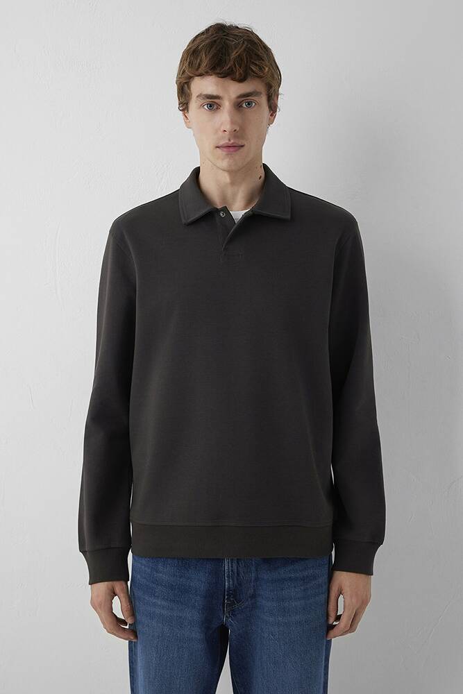 Erkek Polo Yaka Sweat 0S10631-90892 Kahve 