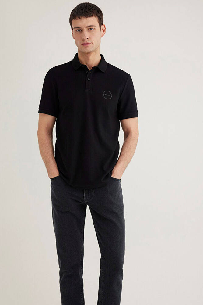 Erkek Polo Yaka Tişört 0610305-900 Siyah 