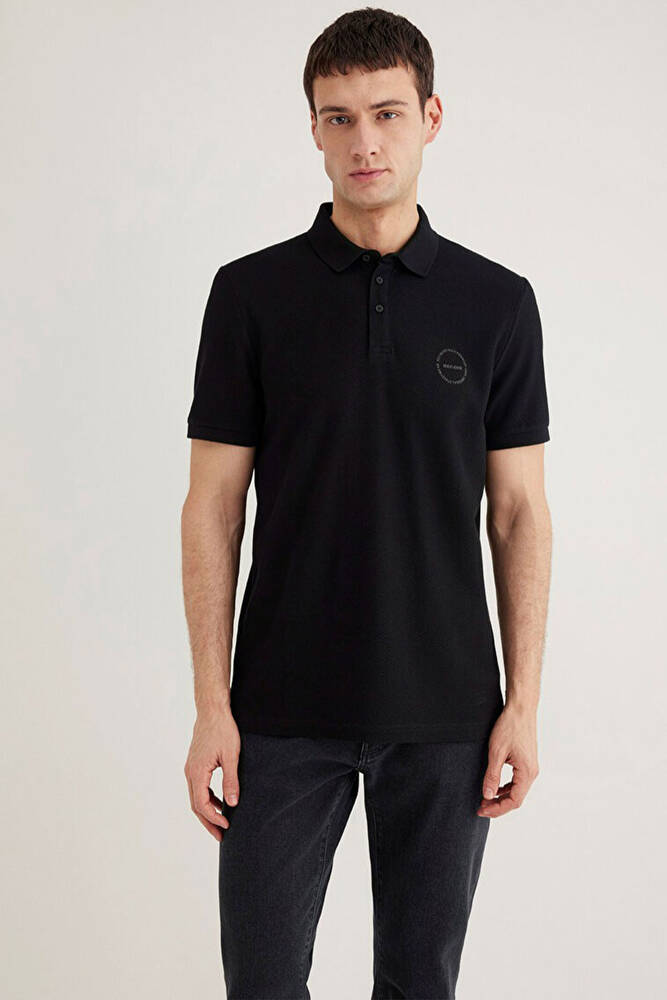 Erkek Polo Yaka Tişört 0610305-900 Siyah 