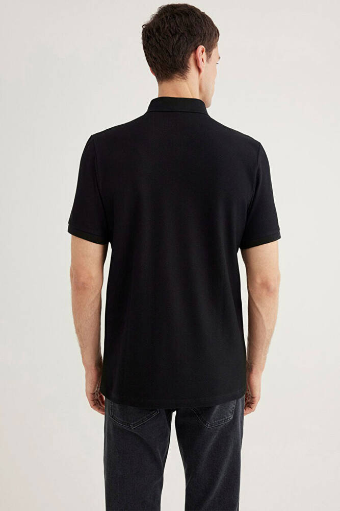 Erkek Polo Yaka Tişört 0610305-900 Siyah 
