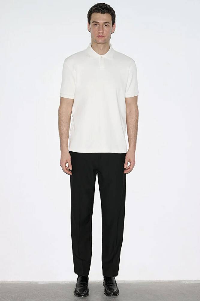 Erkek Polo Yaka Tişört 0613126-70057 Ekru 