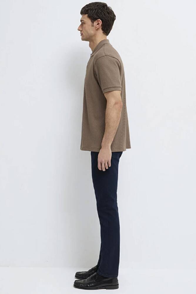 Erkek Polo Yaka Tişört 0613126-83866 Kahve 