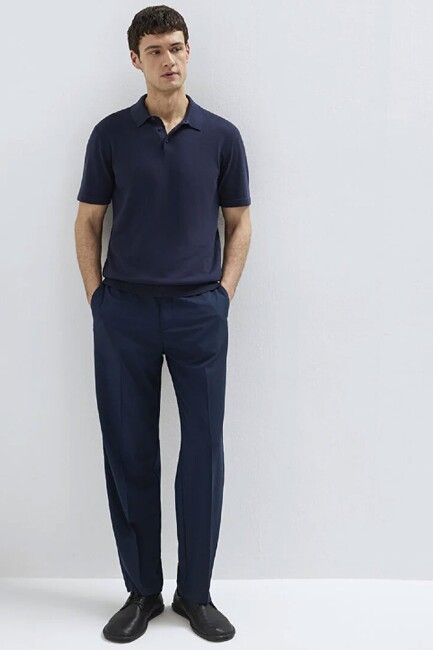 Erkek Polo Yaka Triko 0710248-83699 Lacivert (2)