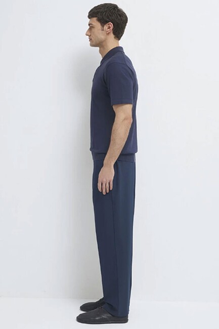 Erkek Polo Yaka Triko 0710248-83699 Lacivert - Thumbnail