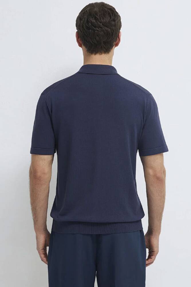 Erkek Polo Yaka Triko 0710248-83699 Lacivert 