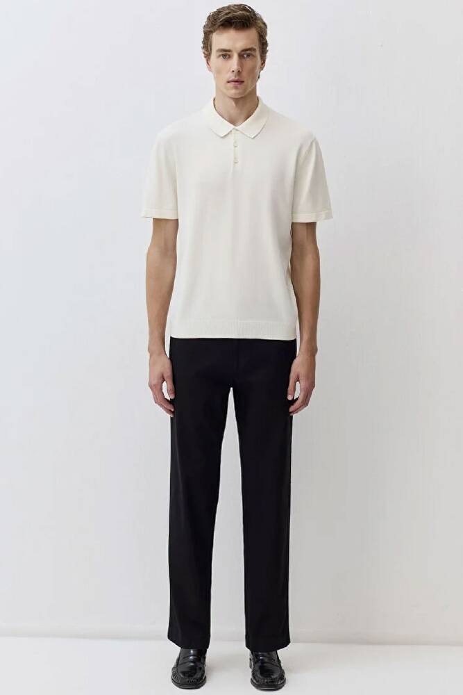 Erkek Polo Yaka Triko Tişört 0710248-70057 Ekru 