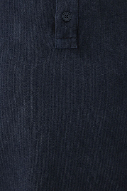 Erkek Polo Yaka Uzun Kol Penye 0613671-70489 Lacivert - 7