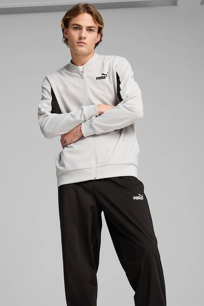 Erkek Poly Baseball Eşofman Takımı 684851-61 Gri 