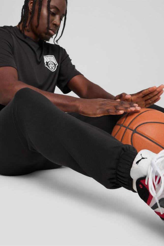 Erkek Posterize Eşofman Altı 630307-01 Siyah 