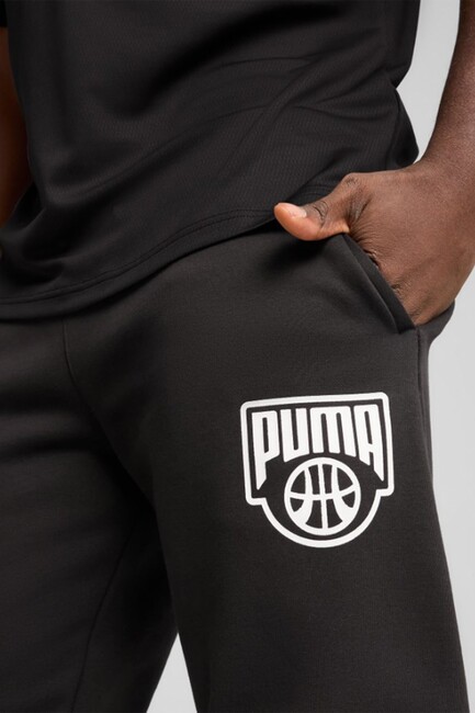 Erkek Posterize Eşofman Altı 630307-01 Siyah - Thumbnail