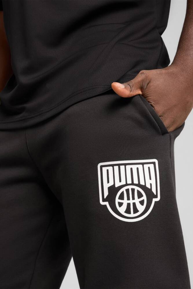 Erkek Posterize Eşofman Altı 630307-01 Siyah 