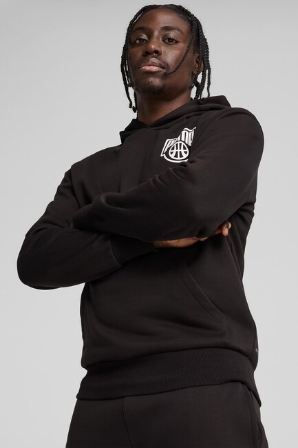 Erkek Posterize Sweat 630290-01 Siyah (1)