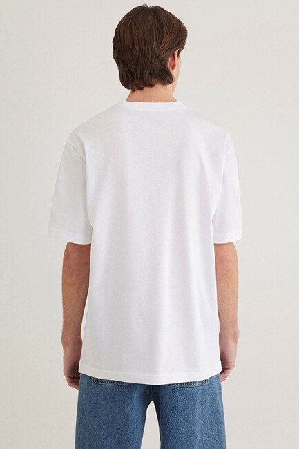 Erkek Pro Logo Tişört 0612750-620 Beyaz - Thumbnail