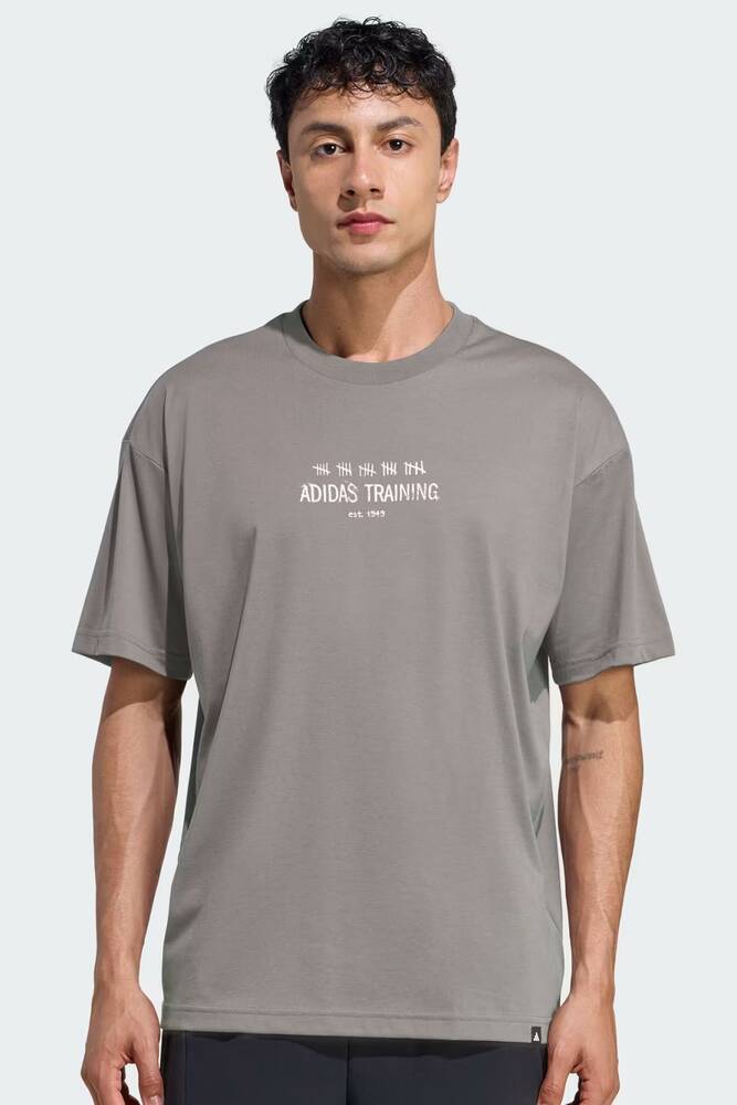 Erkek Pwr G Tişört KB9400 Gri 