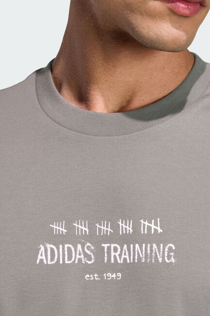 Erkek Pwr G Tişört KB9400 Gri - Thumbnail