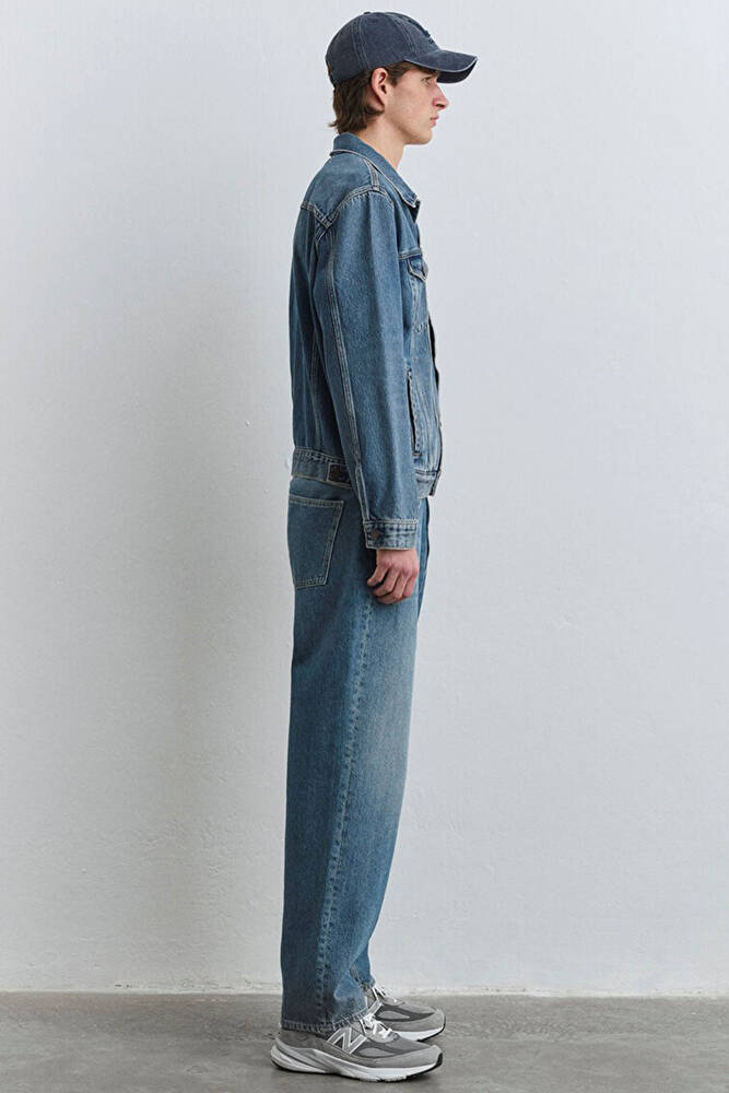 Erkek Ray Classic Denim Ceket 0110273-89412 Mavi 