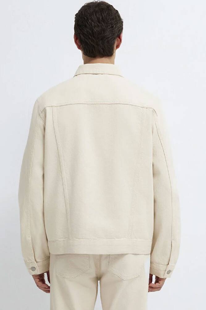 Erkek Ray Classic Denim Ceket 0110273-A1707 Bej 