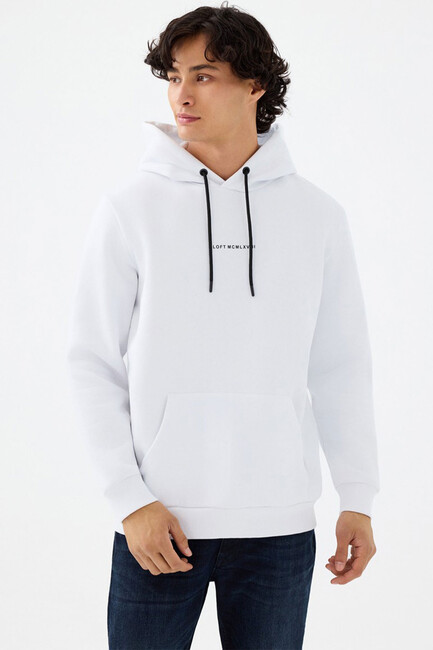 Erkek Sweat LF2034269 Beyaz 