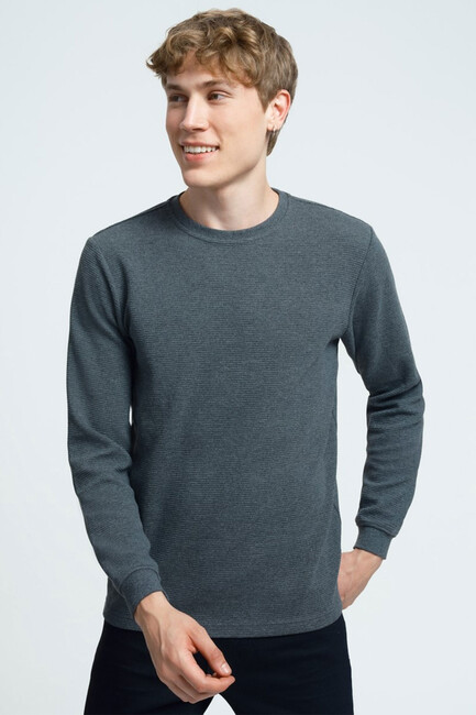 Erkek Tişört LF2034194 Gri (1)