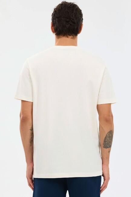 Erkek Regular Tişört S2610122-3855 Beyaz (3)