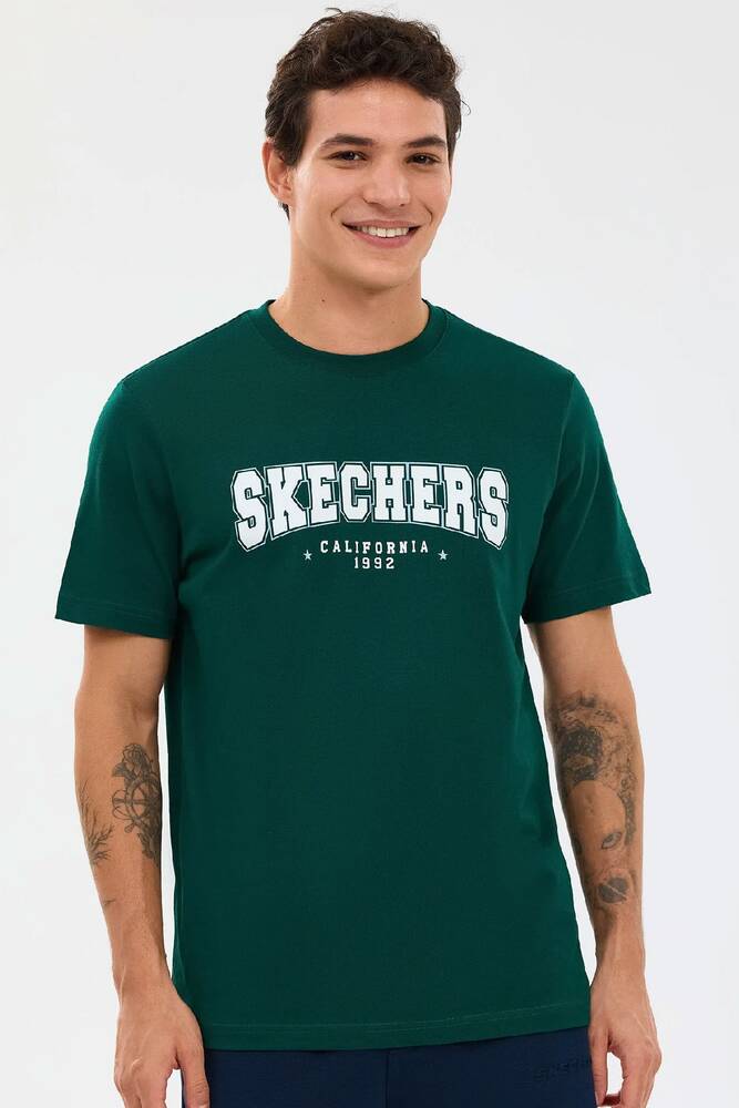 Erkek Regular Tişört S2610122-4222 Yeşil 