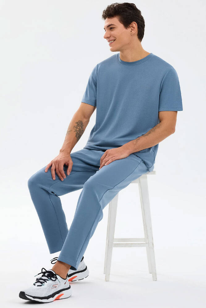 Erkek Regular Tişört S2610125-0558 Lacivert 