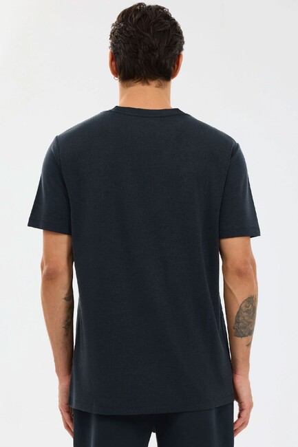 Erkek Regular Tişört S2610125-3817 Siyah (3)