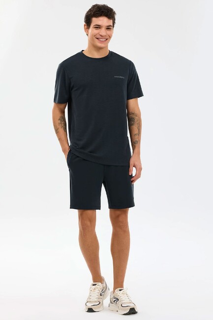 Erkek Regular Tişört S2610125-3817 Siyah - Thumbnail