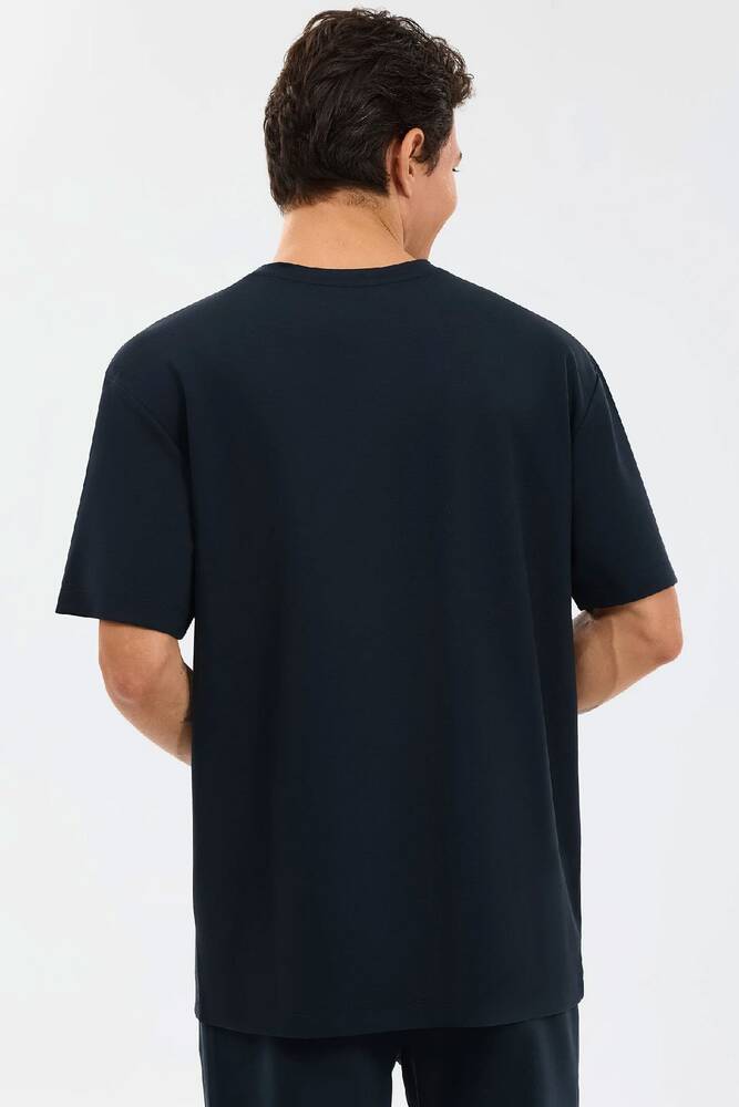 Erkek Relaxed Fıt Tişört S2610136-3817 Siyah 